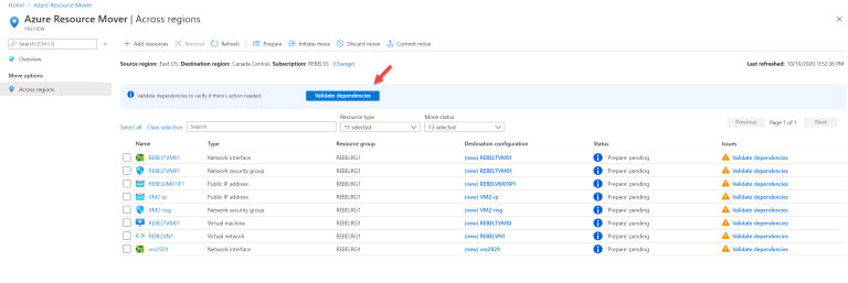 How to Move Azure Resources by using Azure Resource Mover