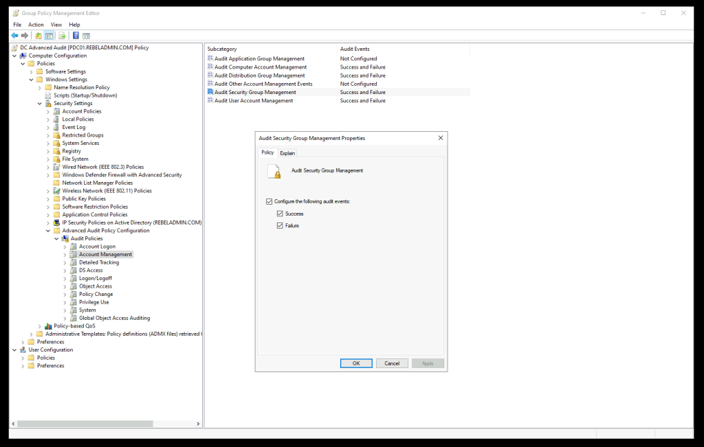 Microsoft Defender for Identity Part 03 - Collect Windows Events